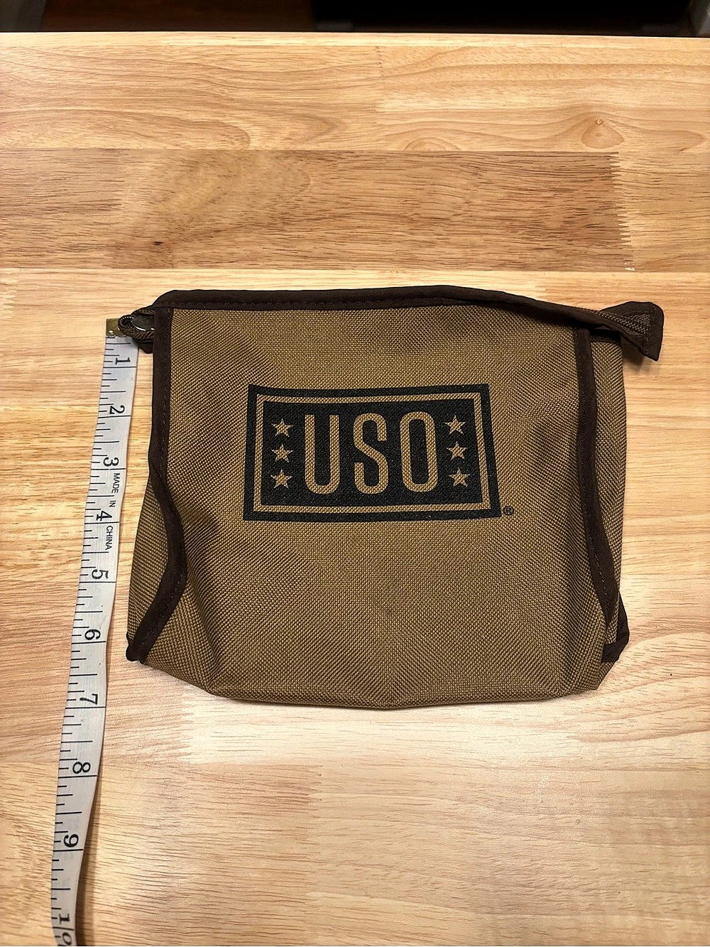 USO Coyote Brown Tactical MOLLE Toiletry Utility Pouch